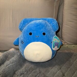 Blue and White Plush Toy